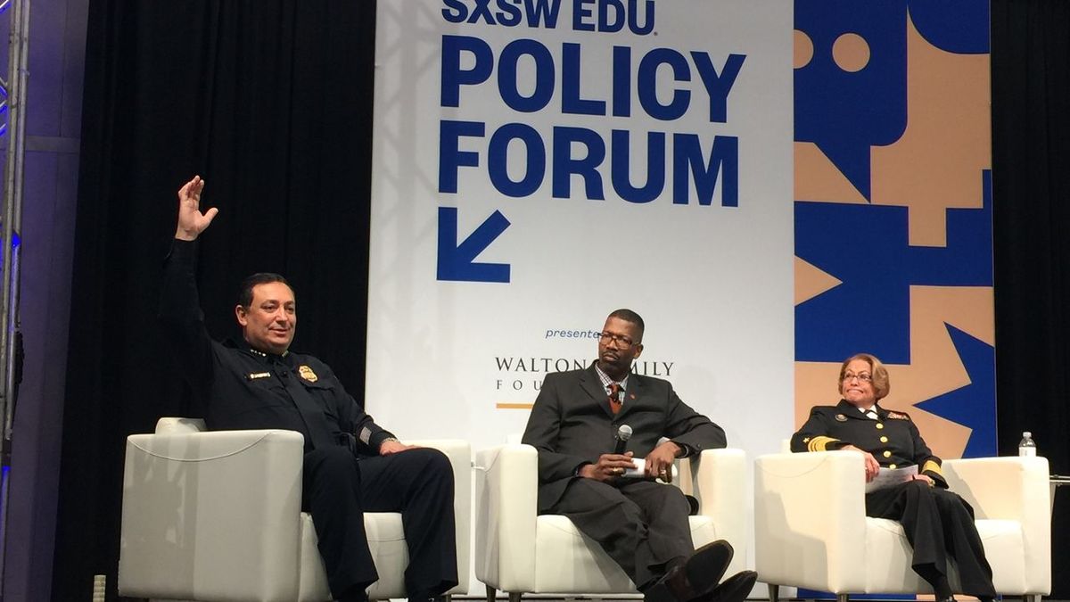 In May 2018, Houston Police Chief Art Acevedo joined other CSA members at a SXSW EDU panel on the importance of early childhood education.