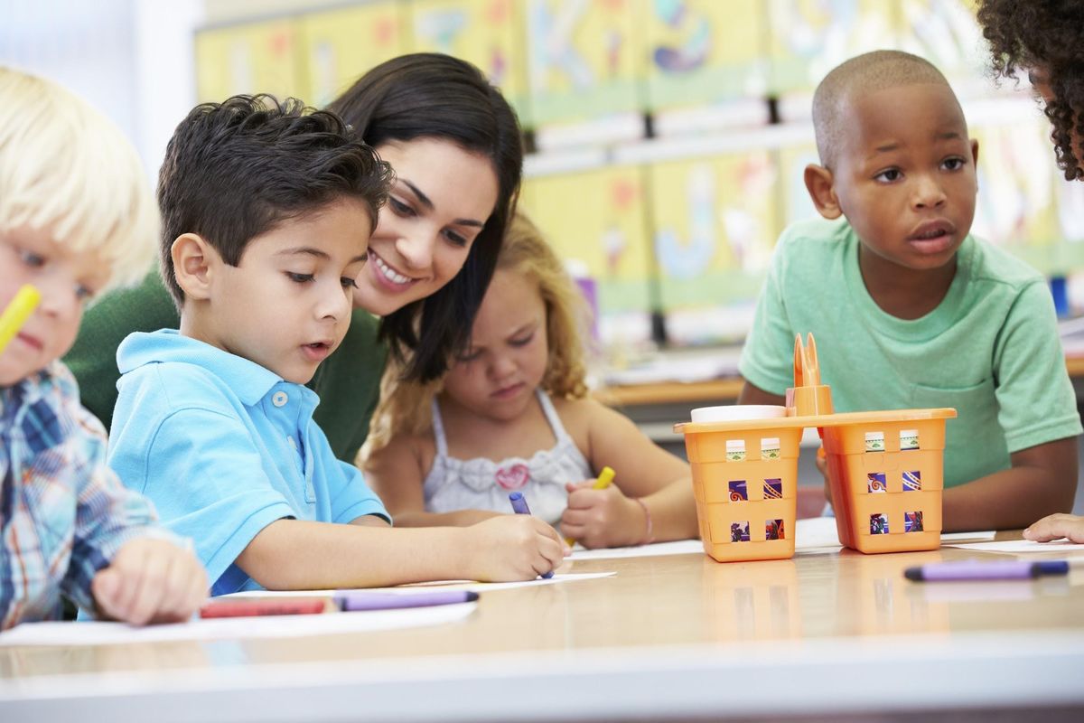 Kids in classroom